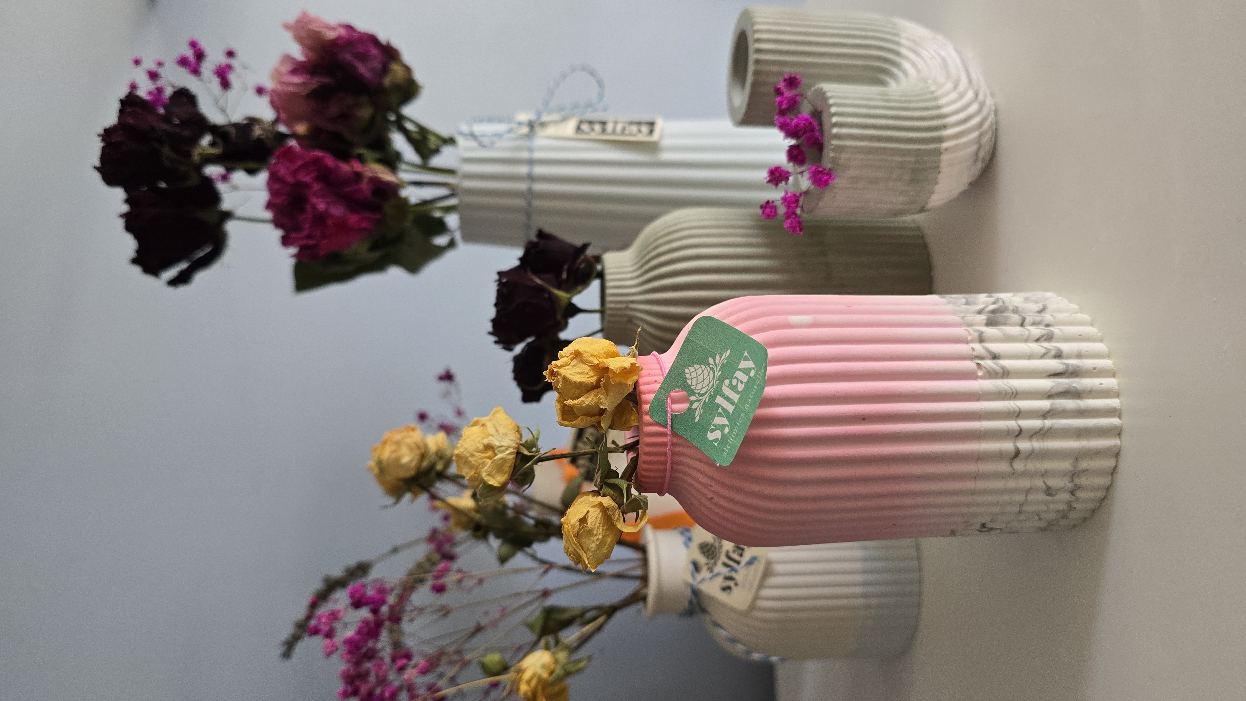 Vase côtelé – vue 3